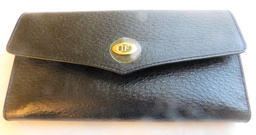 Ladies Black faux leather Wallet $3